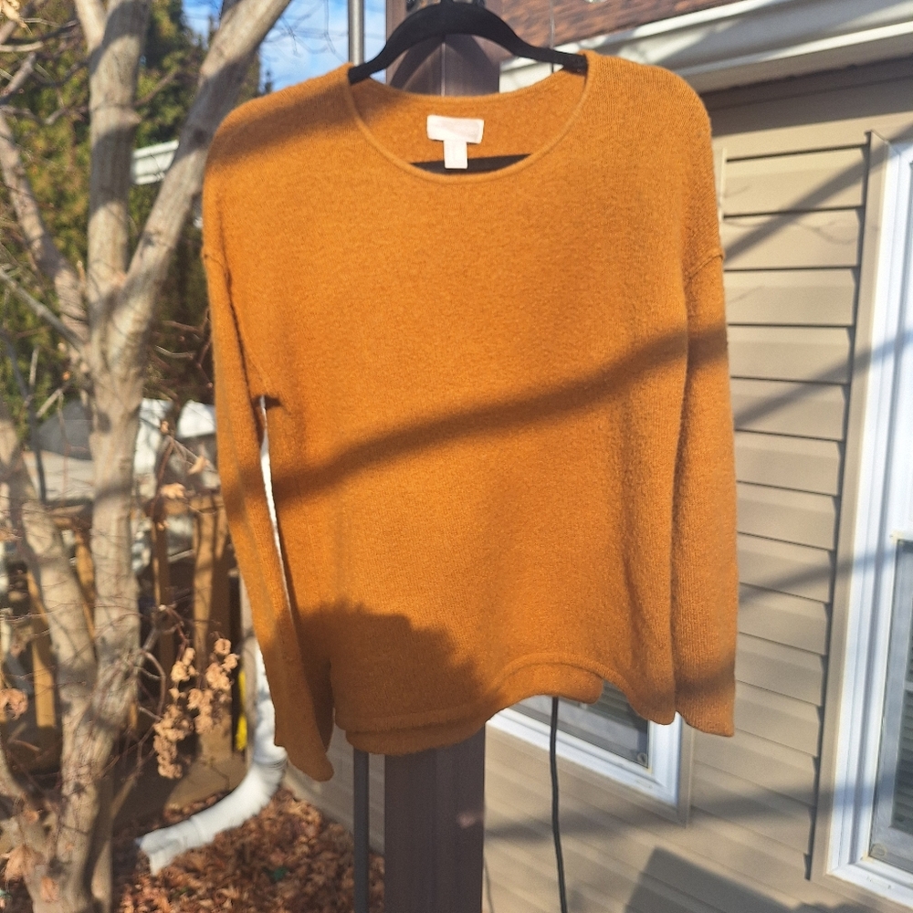 Women's Mustard Sweater Only